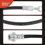 2X Front Brake Hydraulic Hose for Nissan Frontier (1998-2001)