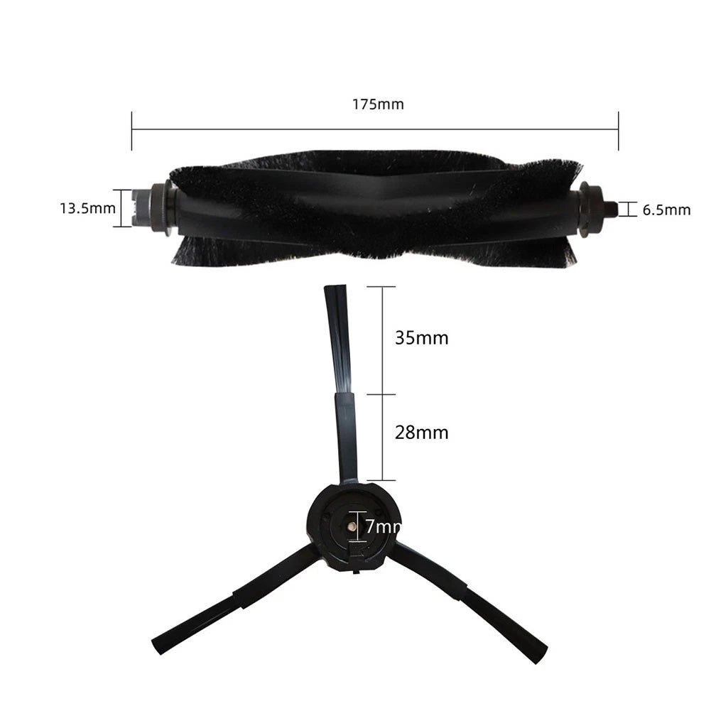1 Main Brush and 4 Side Brushes Kit for Eufy Omni C20 (2019–2023)