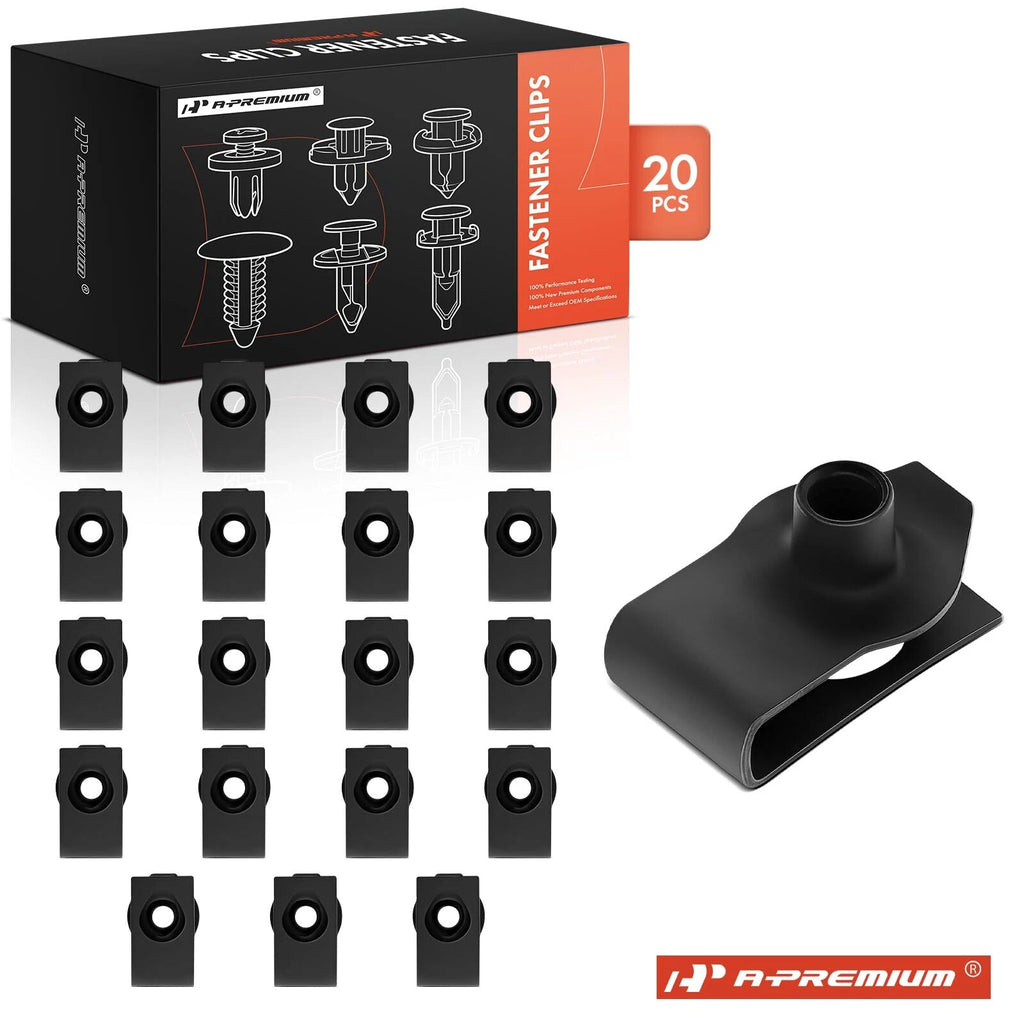 Set of 20 U Nut Clips for Ford GM