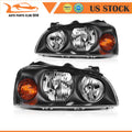 Headlight Assembly for Hyundai Elantra (2004–2006) Black Housing Pair