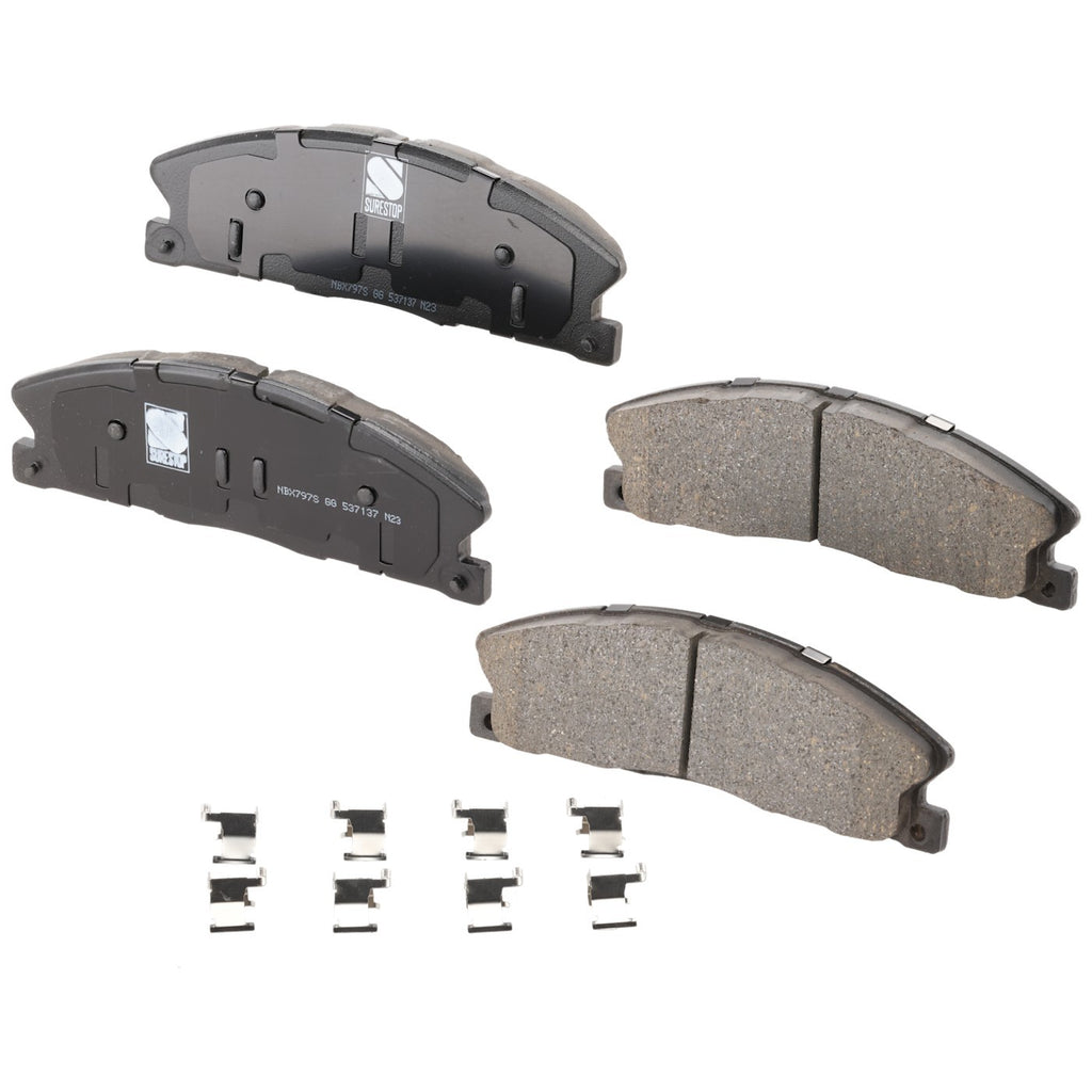 Front Ceramic Brake Pad Set for Ford Explorer (2013–2019)