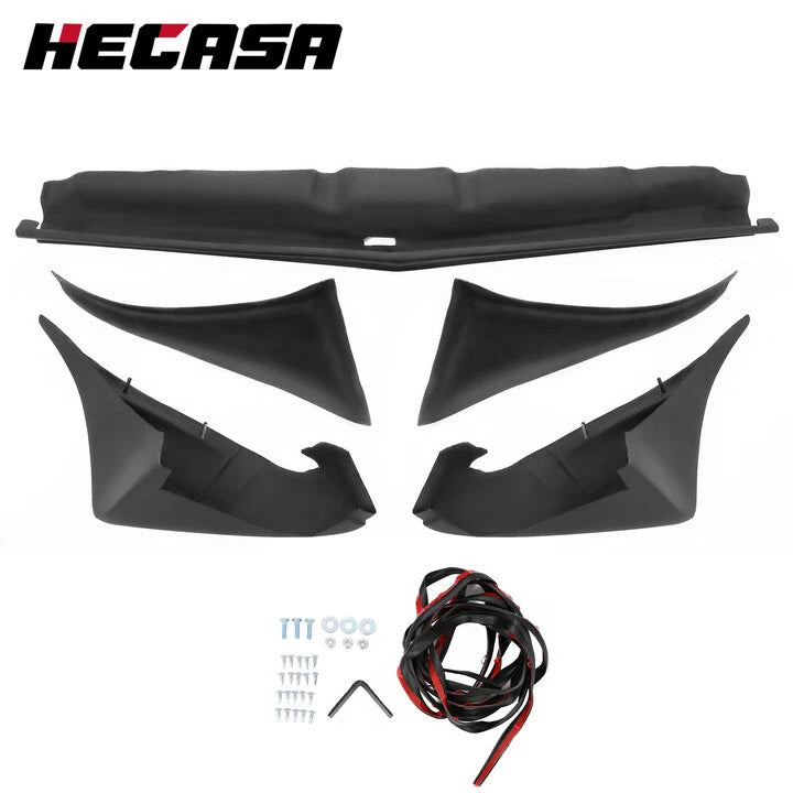 5PCS Wheel Flares for Pontiac Firebird (1979–1981) Painted Black