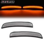 Set of 2 Smoked Lens Front LED Side Marker Lights for Chrysler 300 (2015–2023)