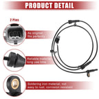 2 Pcs ABS Wheel Speed Sensor for Nissan Juke (2010–2019) No. 479101KA0A
