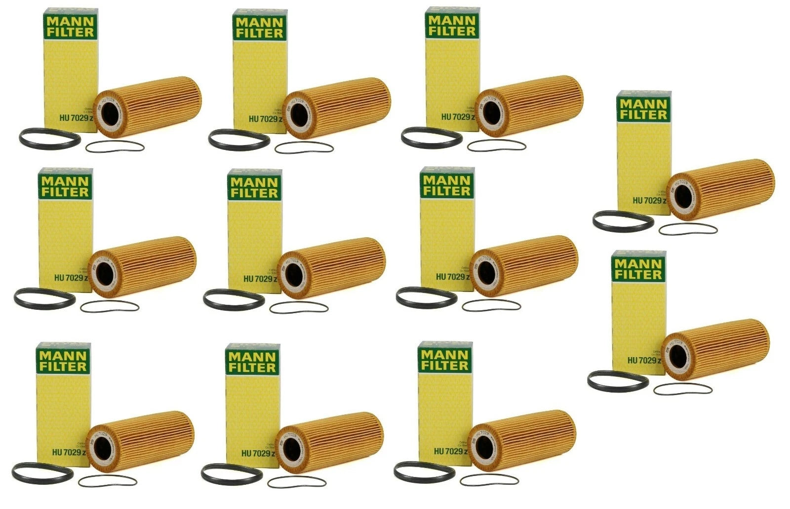 Set of 11 Engine Oil Filters for VW Touareg, Porsche Cayenne, Audi A4, A7, SQ5