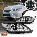 Set of 2 LED DRL Projector Headlights for Lexus ES300h/ES350 (2013–2015)