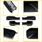 4X Black Roof Rail End Shell Cover for Toyota RAV4 (2001–2005)