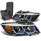 3D LED Halo Projector Headlight for BMW 3-Series E90 (2009–2012)