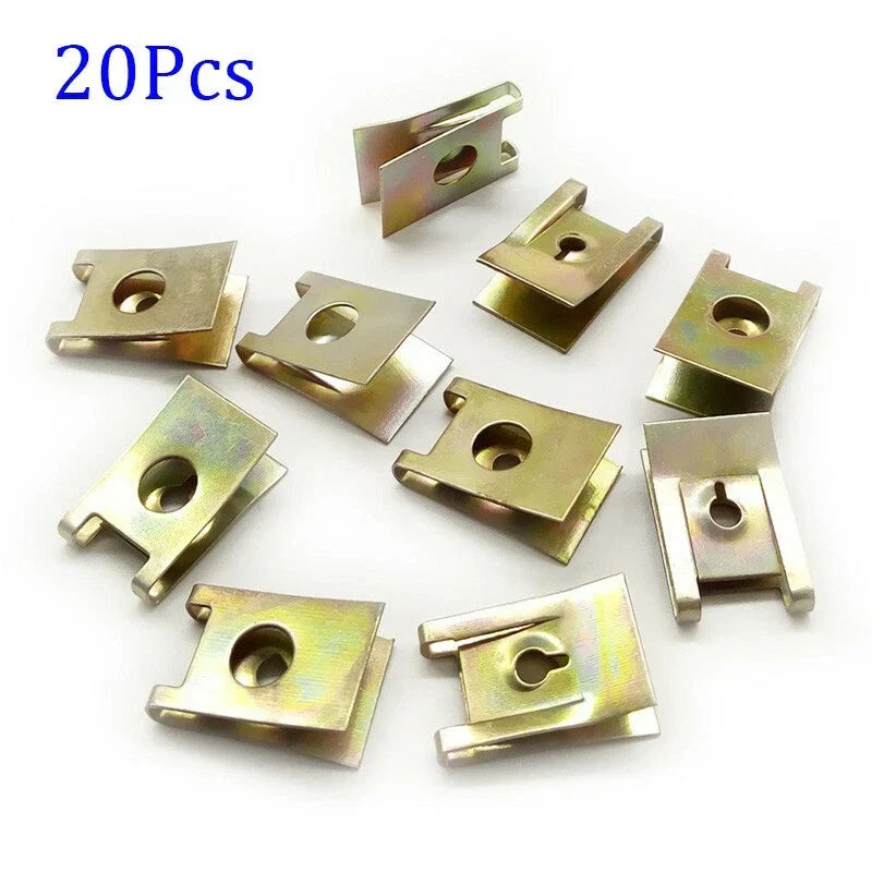 Fastener Clips / 20pcs / U-Type Mount for Car