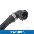 Heater Hose 1Pc Rubber Black for BMW 230i 2.0L (2017-2020)
