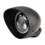 5.75" Motorcycle Spotlight Headlight Fog 4-Bulbs Black for Motorcycle Scooter