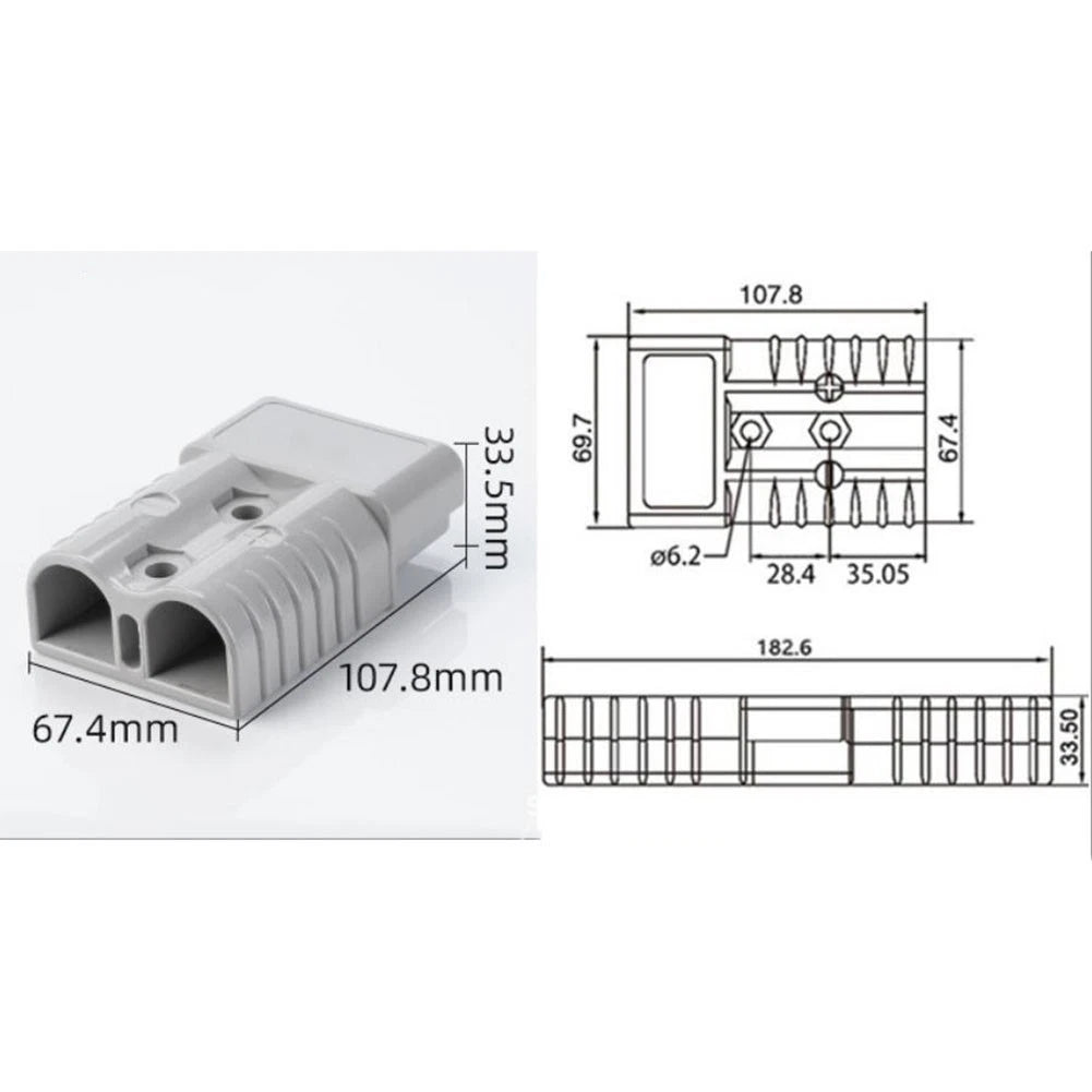 350A 600V Silver Plated Terminal Contacts for Automotive Applications