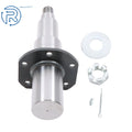 7000lbs Round Spindle Kit w/Brake Flanged E-Z Lube #42 for Trailer Axle (11' × 2.25')