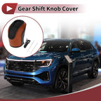 1 Pc Gear Shift Knob Cover for Volkswagen Taos (2022–2023) Brown Black
