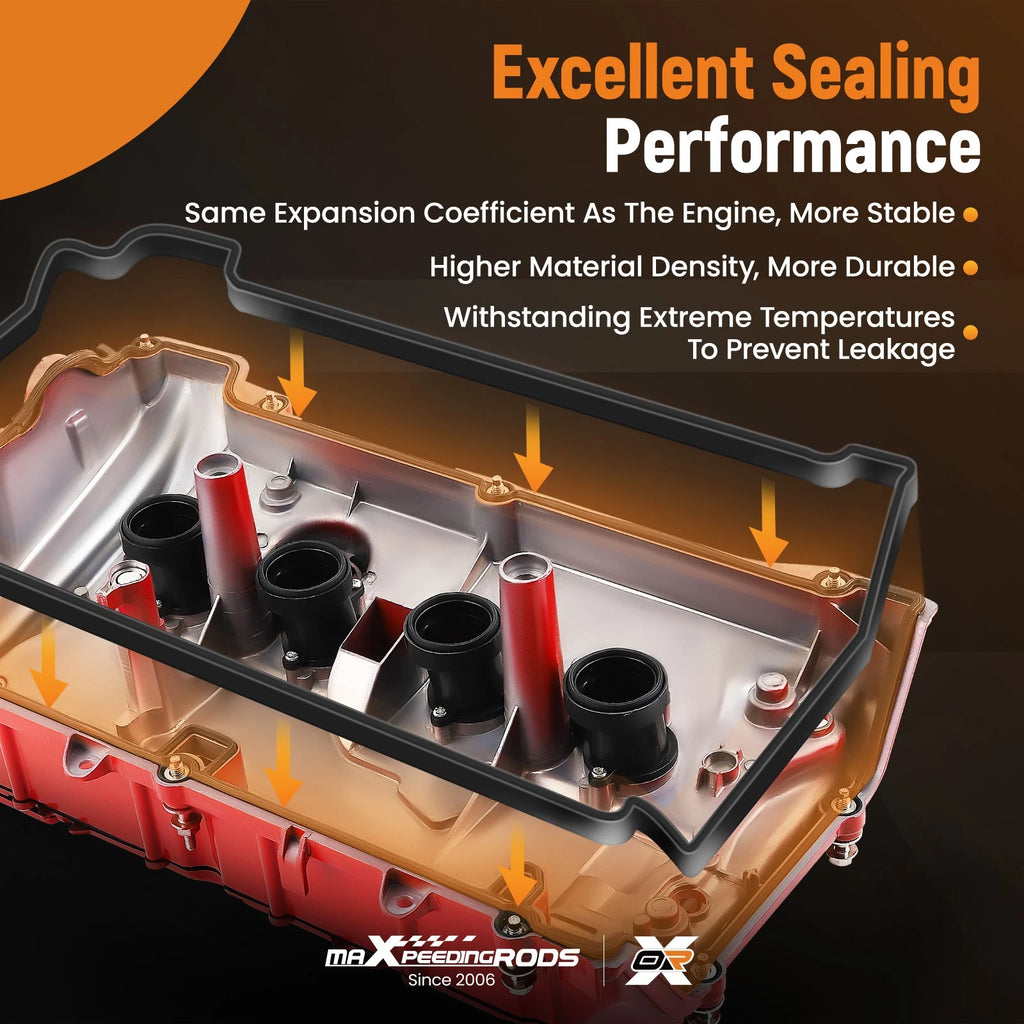 Aluminum Valve Cover Set for Mini Cooper N18 S R55 R56 R57 R58 R59 (2011–2016)