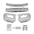 Chrome Front Bumper Face Bar with Fog Hole for Ford F250 F350 (2017–2019)