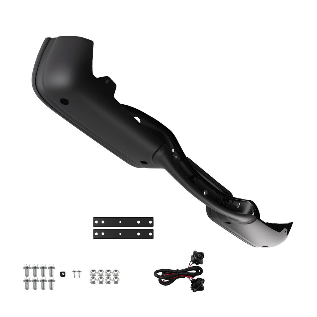 Black Rear Bumper for Ford F-250/F-350 Super Duty (1999–2007) Steel
