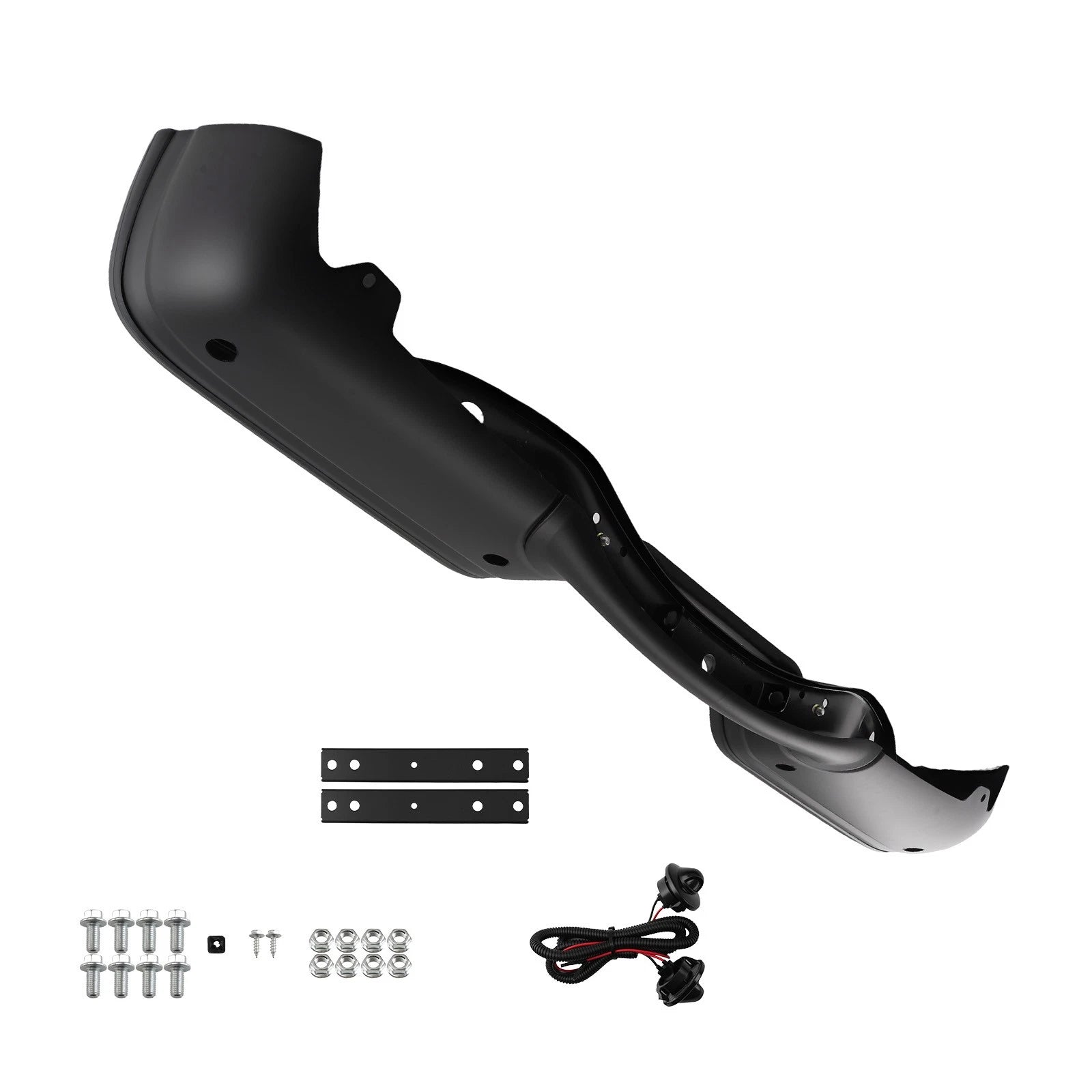 Black Rear Bumper for Ford F-250/F-350 Super Duty (1999–2007) Steel