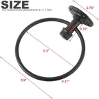 Round Towel Ring Holder for Bathroom Kitchen (Rust-Resistant)