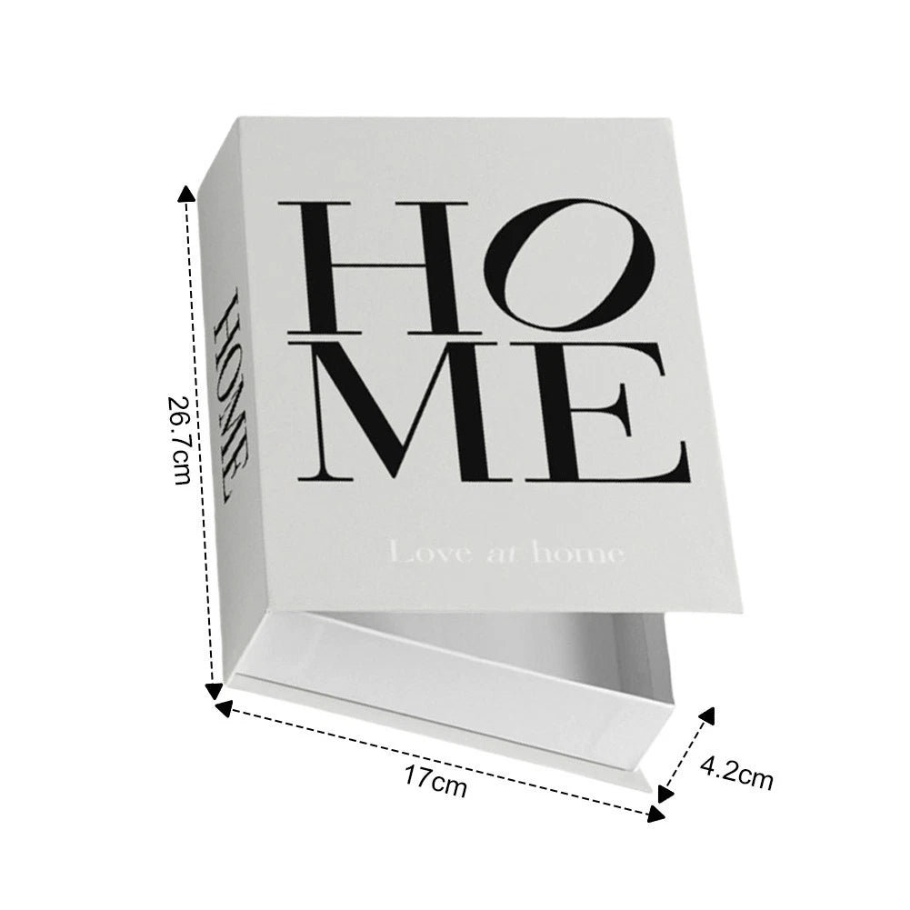 3Pcs Magnetic Closure Book Box Set for Home Decor Organization