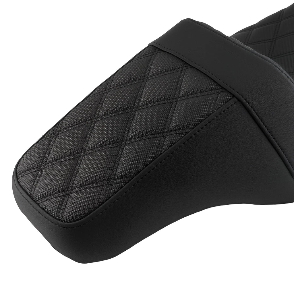 Black Leather Seat Set for Harley Touring Electra Glide (2008–2023)