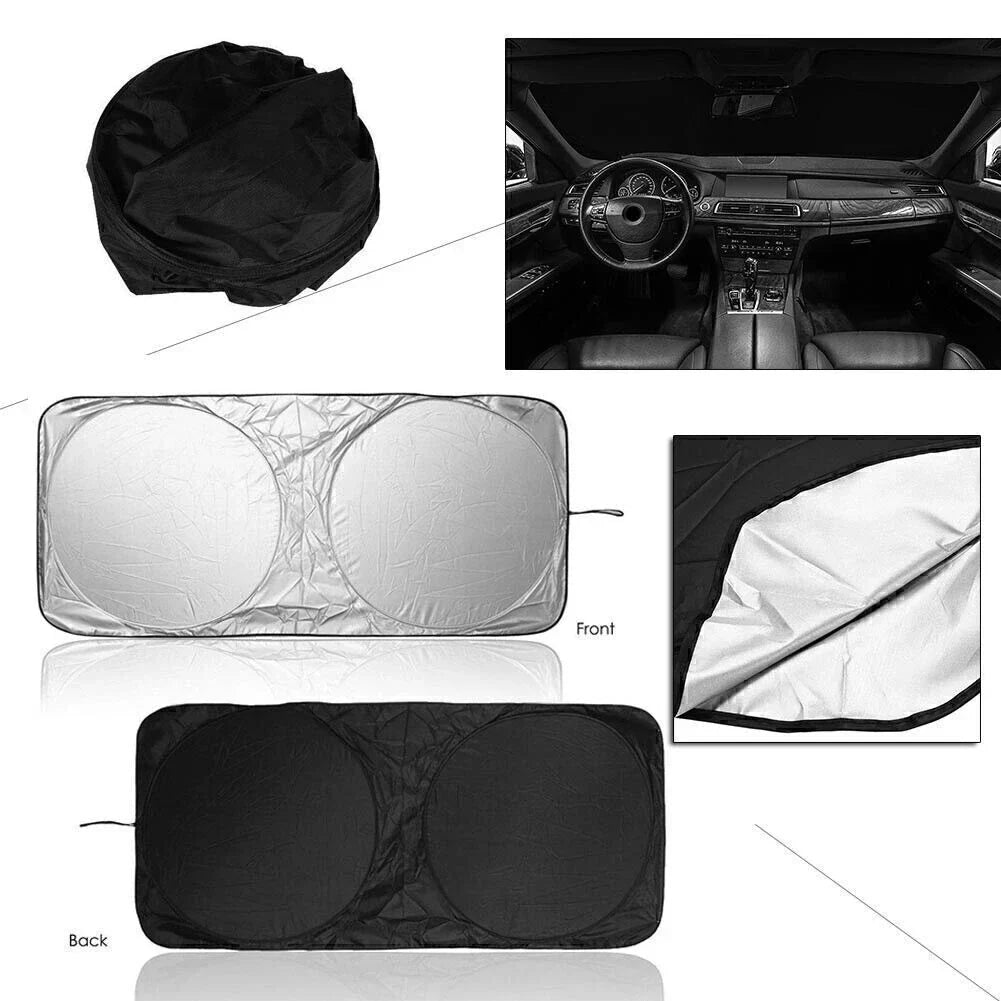 X-Large Front Windshield Sun Shade Visor Cover for Car