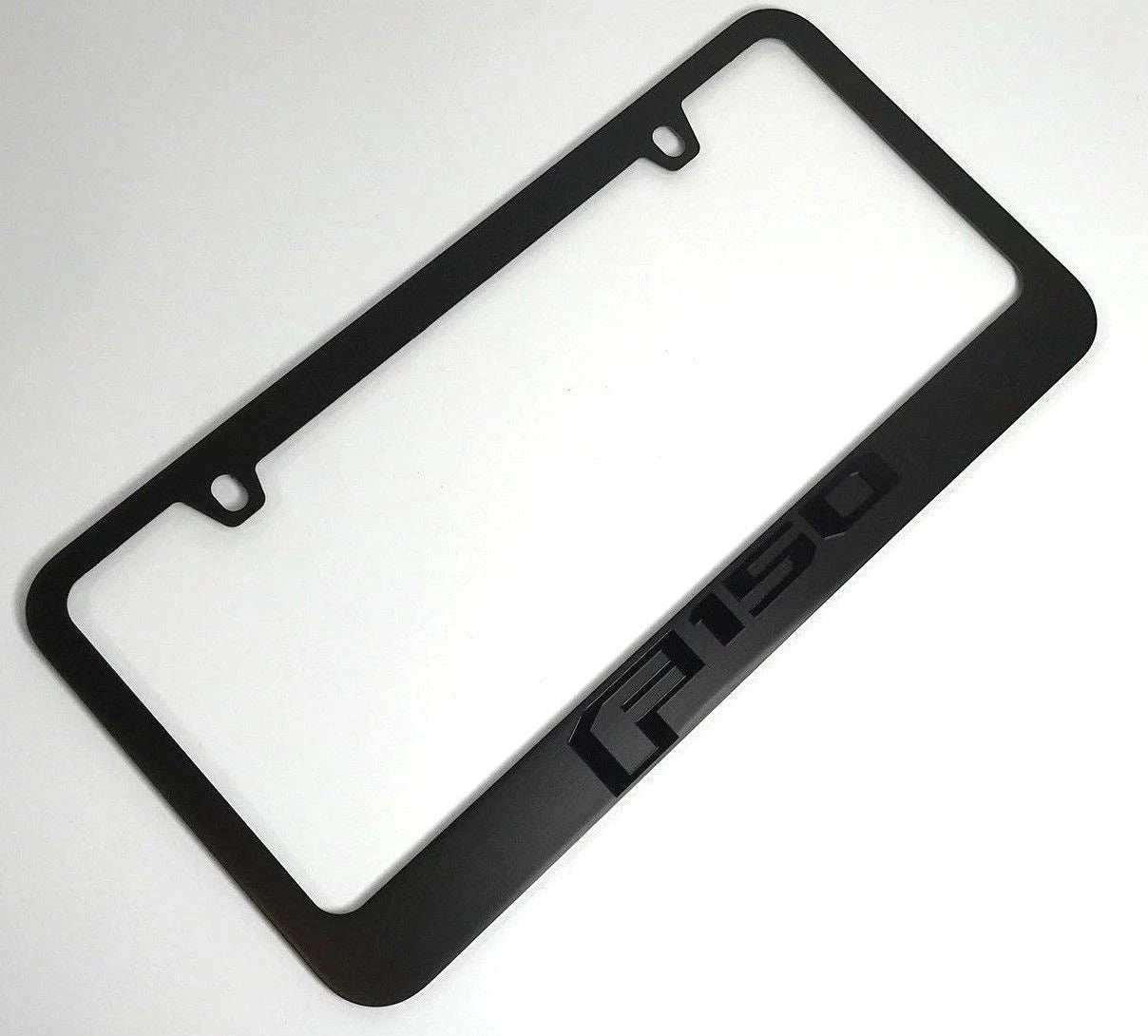 License Plate Frame Premium Matte Black for Ford F-150 (2015–2019)