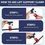 Hood Lifting Rod Support Clamp for