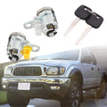 Front Pair Door Lock Cylinder Set Kit with 2 Keys for Toyota Tacoma (1995–2004)