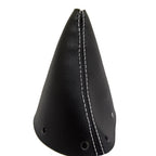 Automatic Shift Boot for Kia Soul (2011–2013) - Leather Synthetic, White Stitch