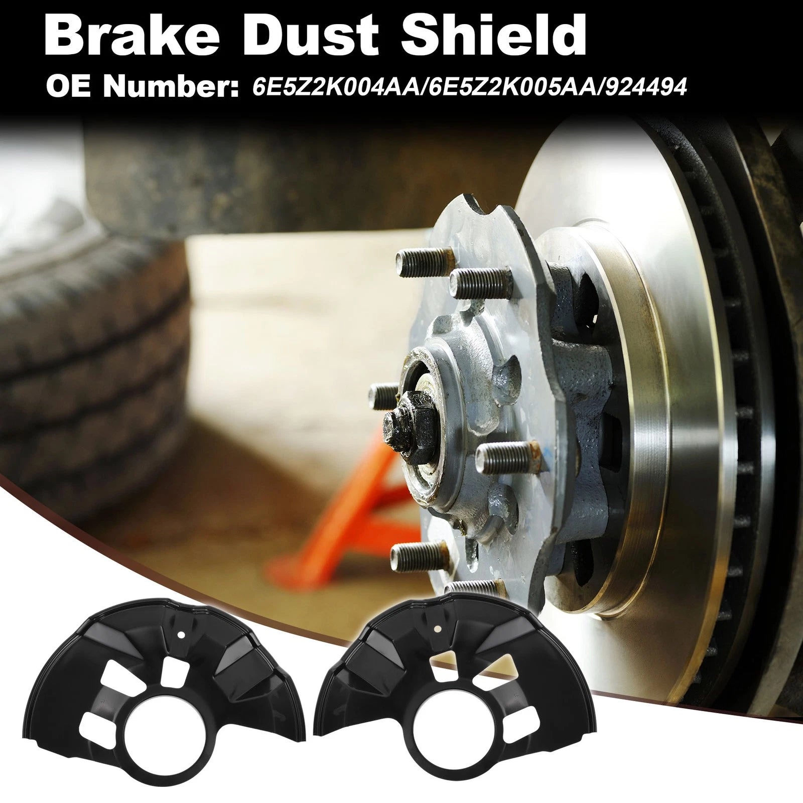 Wheel Brake Dust Shield for Ford Fusion (2006–2012) No.6E5Z2K004AA