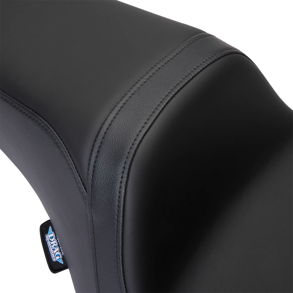 Predator 1Up Seat for Harley FLH (Smooth Black Solar Leather)