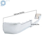 Chrome Rear Step Bumper Face Bar for RAM 2500 3500 (2019-2024)