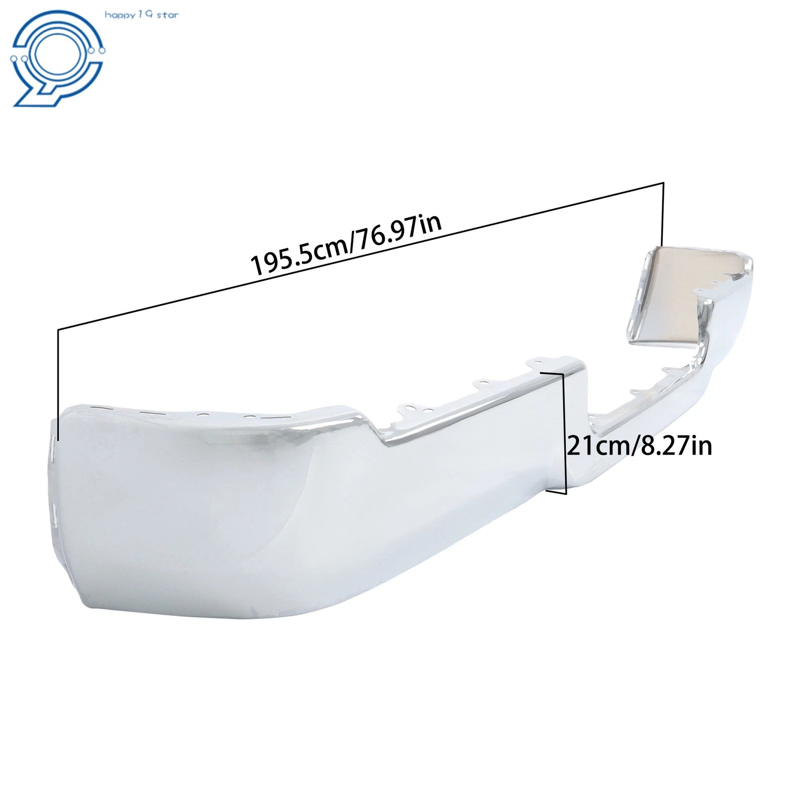 Chrome Rear Step Bumper Face Bar for RAM 2500 3500 (2019-2024)