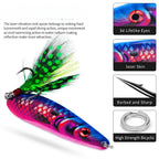 Vibration Spoon Fishing Lure 19g with 3D Eyes for Universal Use