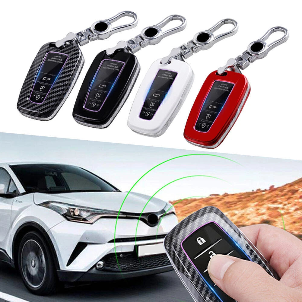 Key Fob Cover for Toyota Camry, Corolla, CHR, Prado, RAV4, Prius (2010–2023)