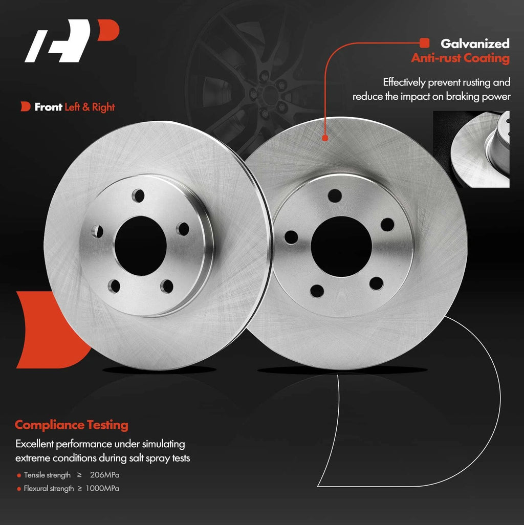 Front Disc Brake Rotors for Chevy Cobalt Pontiac G5 (2007–2010)