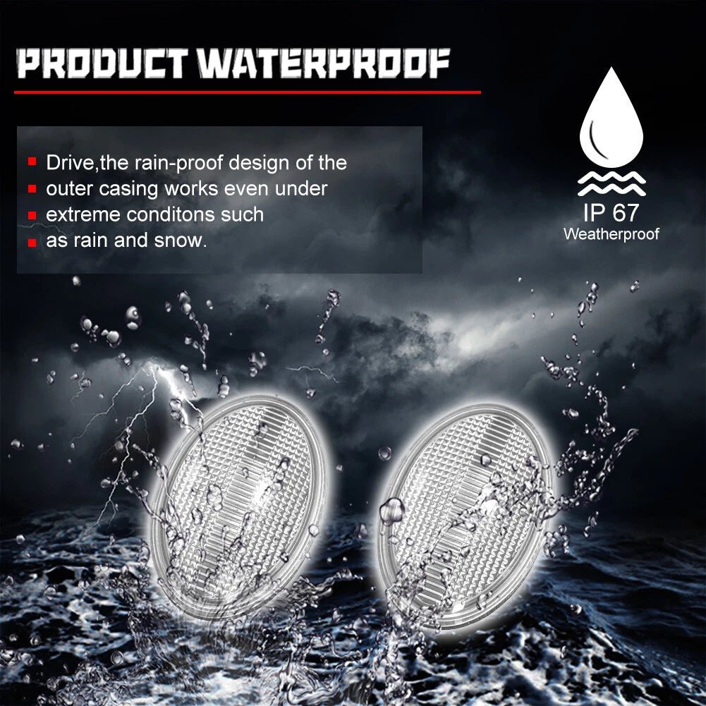 2X Clear Lens Side Marker Light for MINI Cooper (R55, R56, R57, R58, R59)