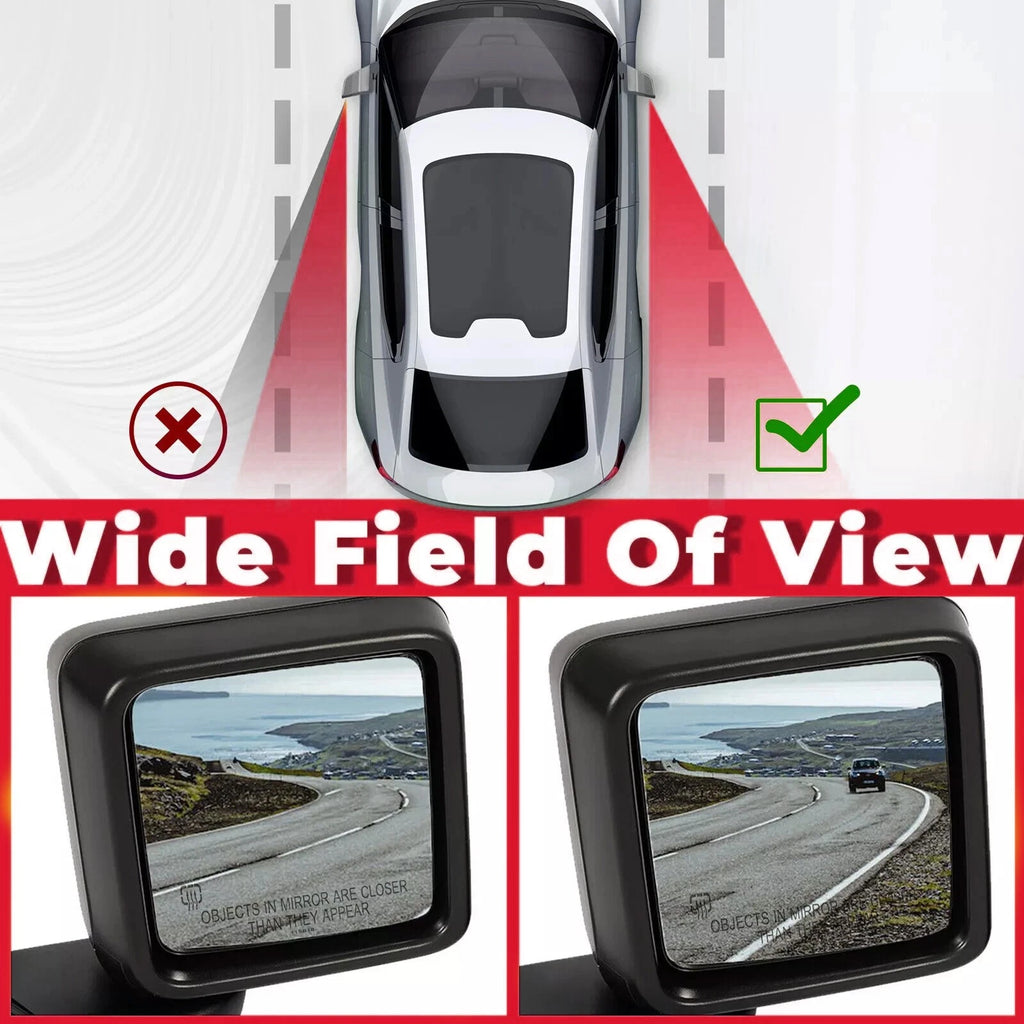 Power Heated Rear View Mirror for Wrangler (2018–2024) & Gladiator (2020–2024) RH