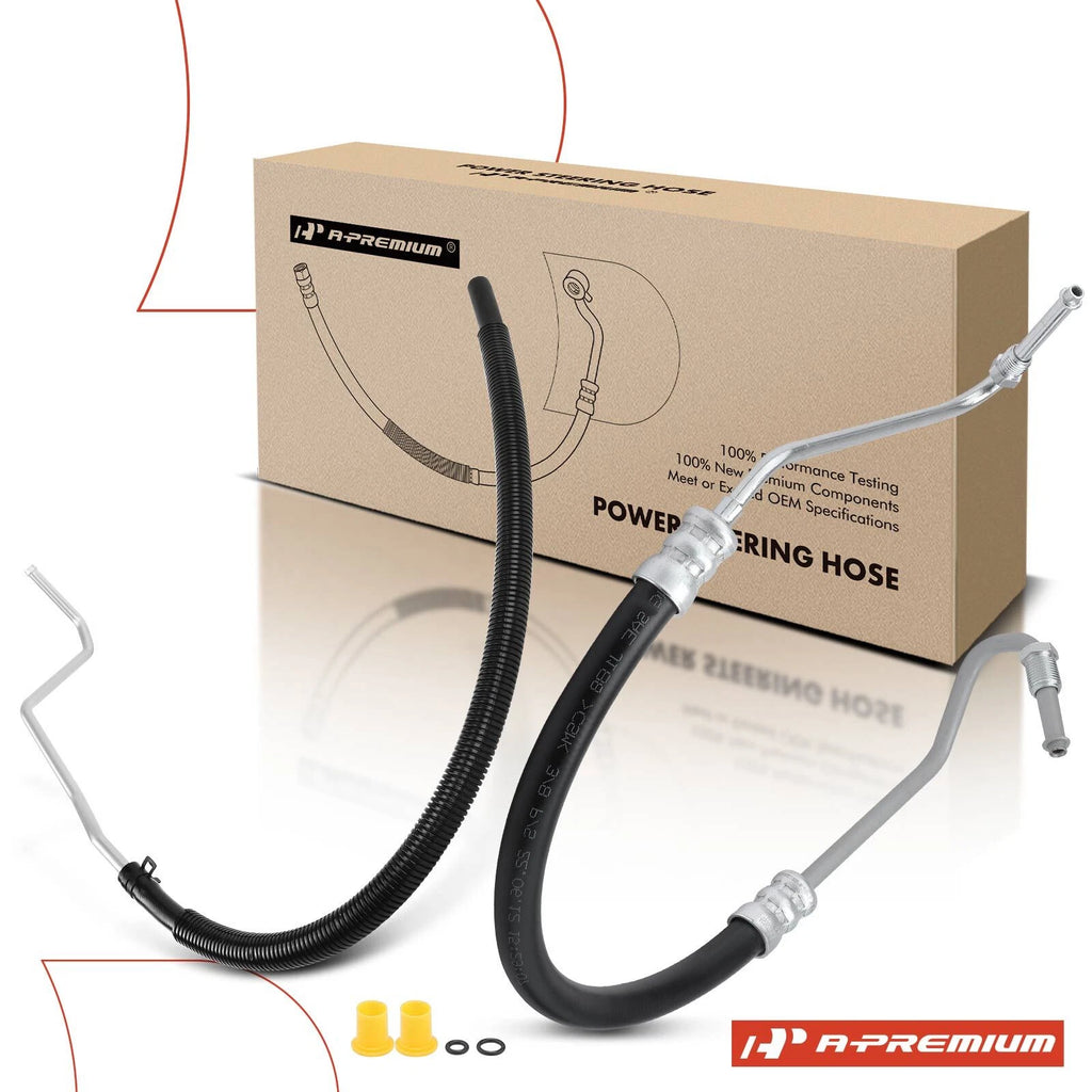 2X Power Steering Pressure & Return Line Hose for Ford F-250 Super Duty (2008–2010)