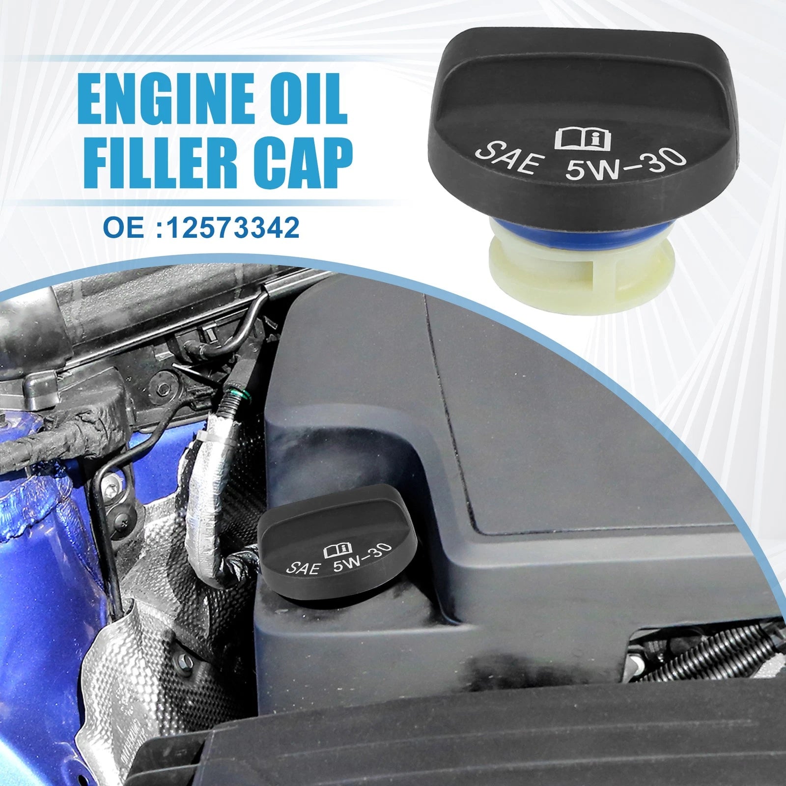 Engine Oil Filler Cap No. 12573342 for Chevrolet Silverado 1500 (2002–2005)
