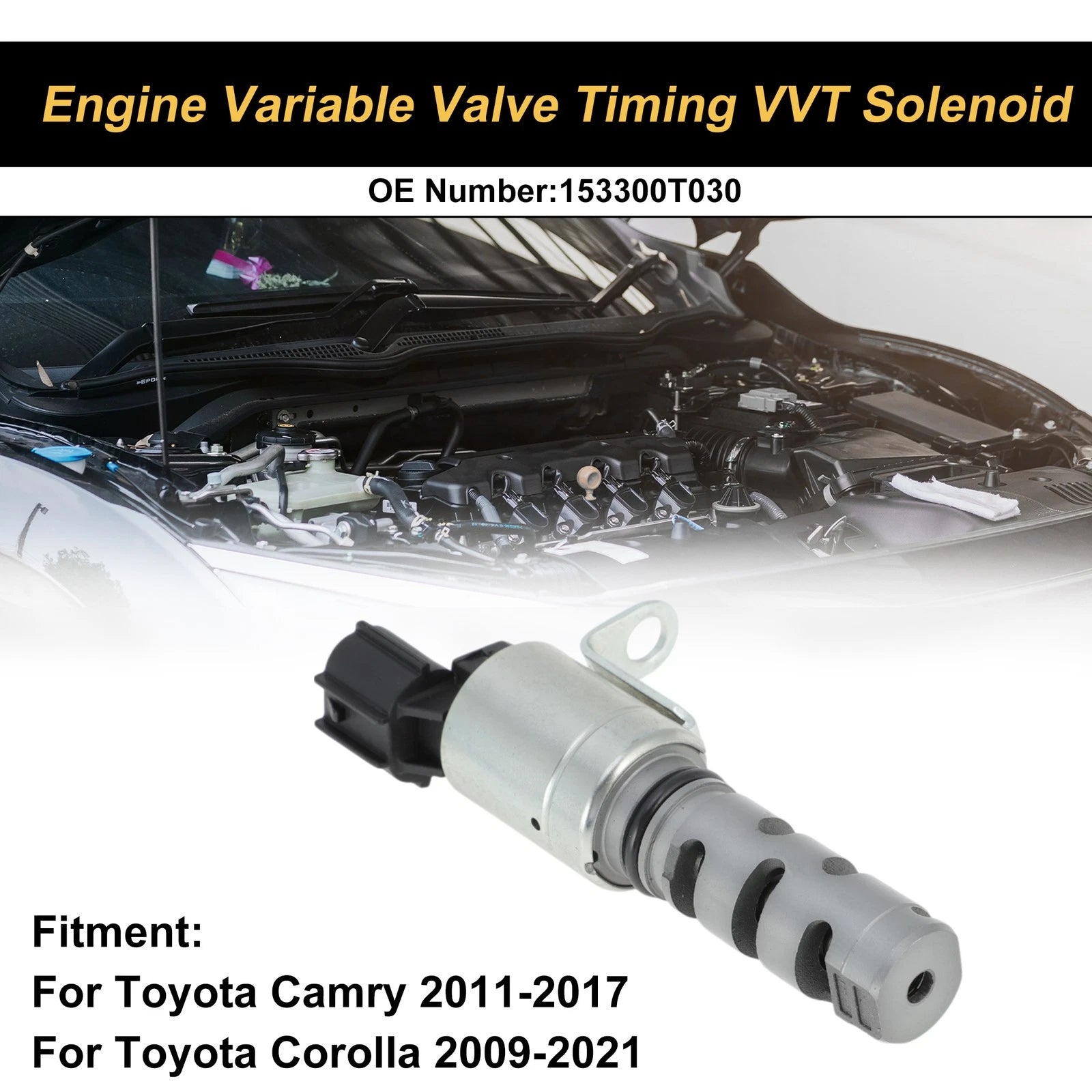 VVT Solenoid for Toyota Camry (2011–2017) No. 15330-0T030