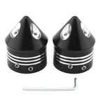 Front Wheel Axle Nut Covers for Harley Touring Road Glide Dyna Softail