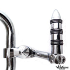 Chrome O Ring Foot Peg Kit 1.25" 32mm for Honda Magna VF750 VF1100 (1982–2003)