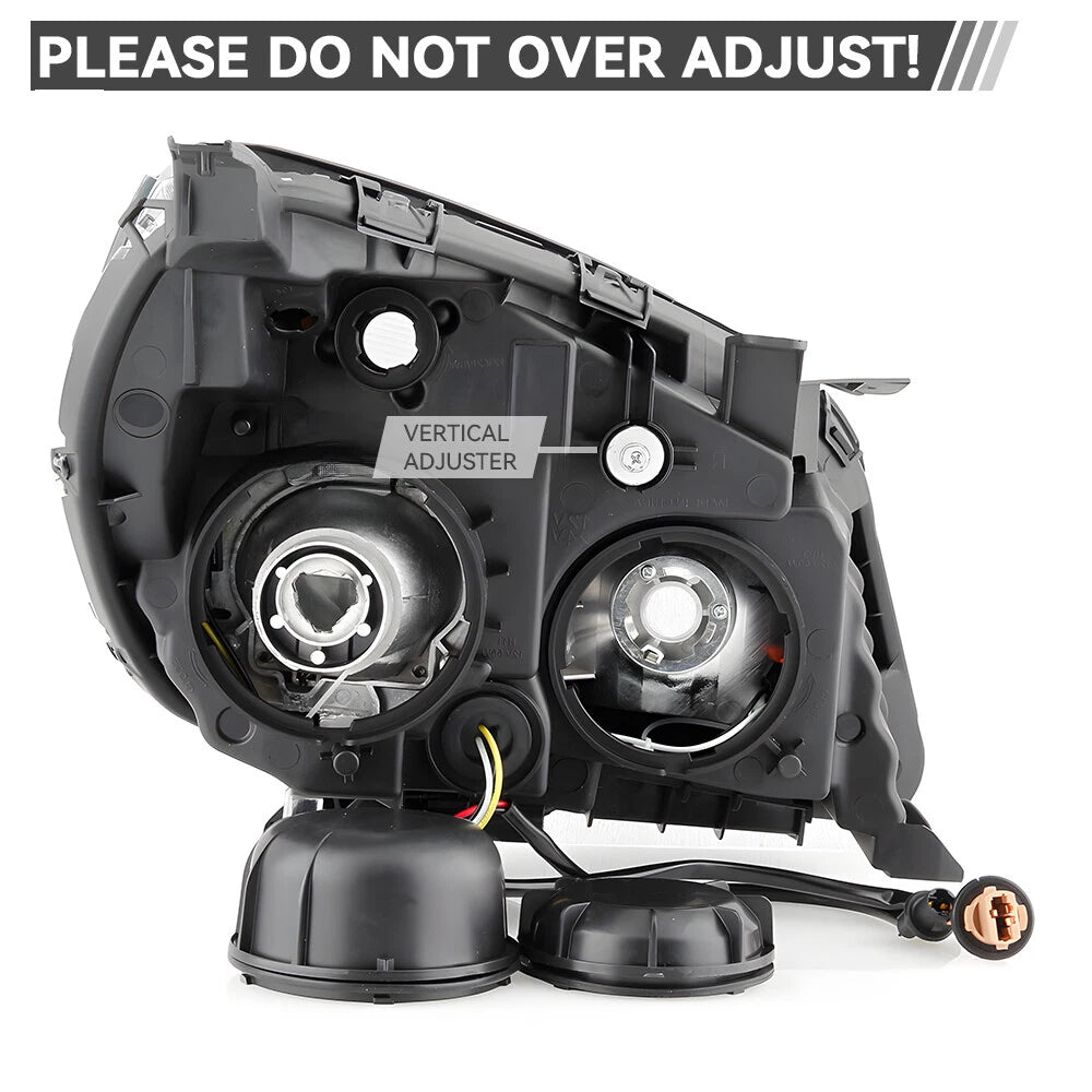 Halogen Headlights Set of 2 for Chevrolet Equinox (2016–2017) w/Bulbs