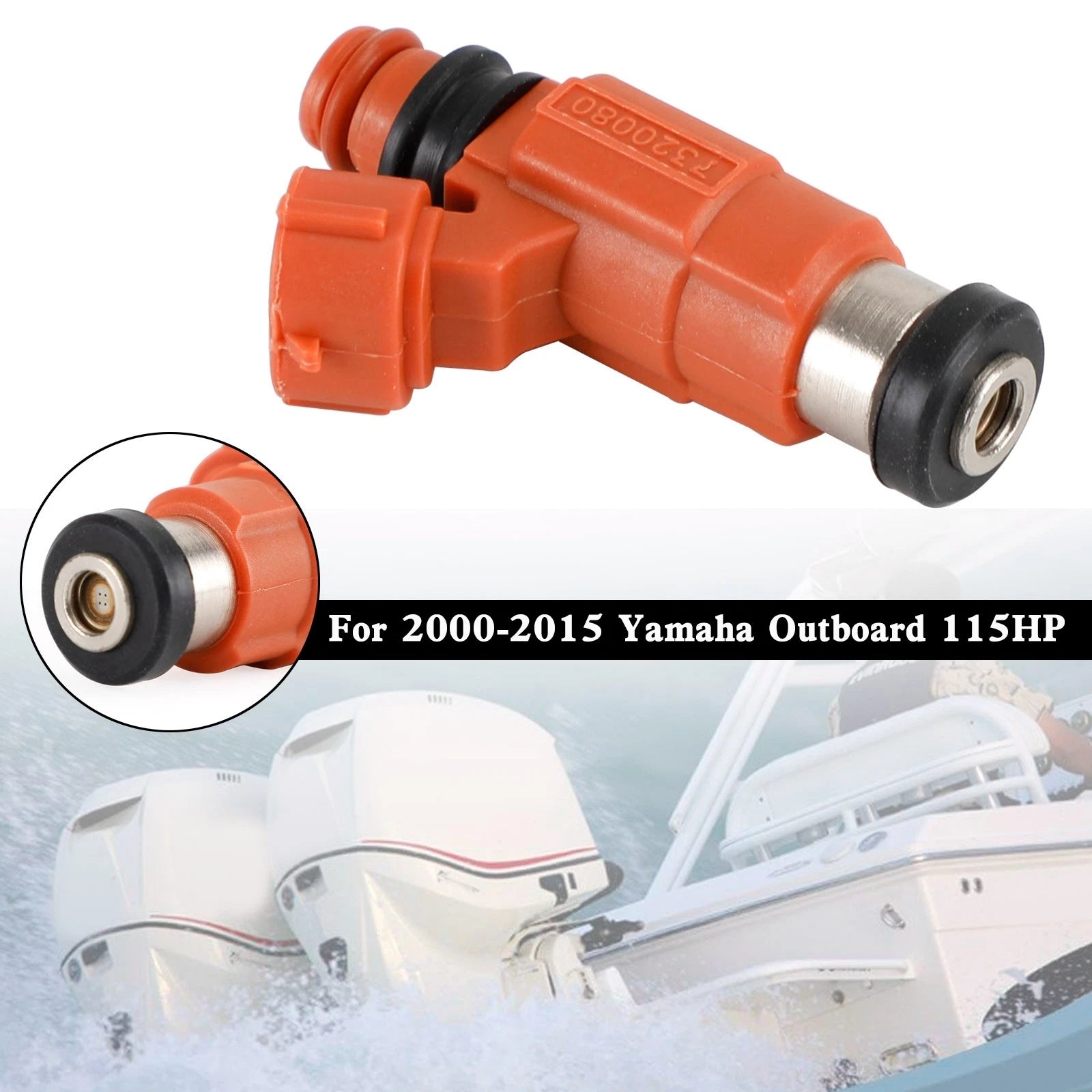 INP-771 Fuel Injector for Yamaha Outboard 115 HP (68V-8A360-00-00)