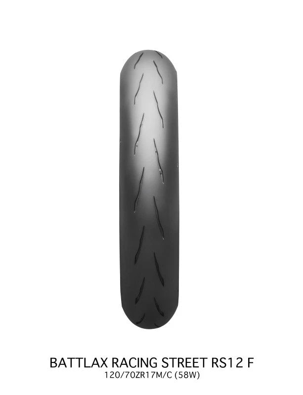 Bridgestone Battlax Racing Street RS12F Front Tire 120/70ZR17M/C 58W (2017–2023)