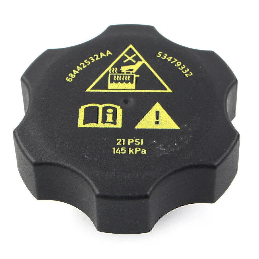 Black Plastic Coolant Cap for Dodge (2011-2019)