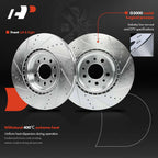 Front Side Drilled Brake Rotors for Jeep Cherokee (2014-2023)