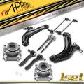 10x Front Control Arm Kit & Wheel Bearing for Nissan Sentra (2007–2012)
